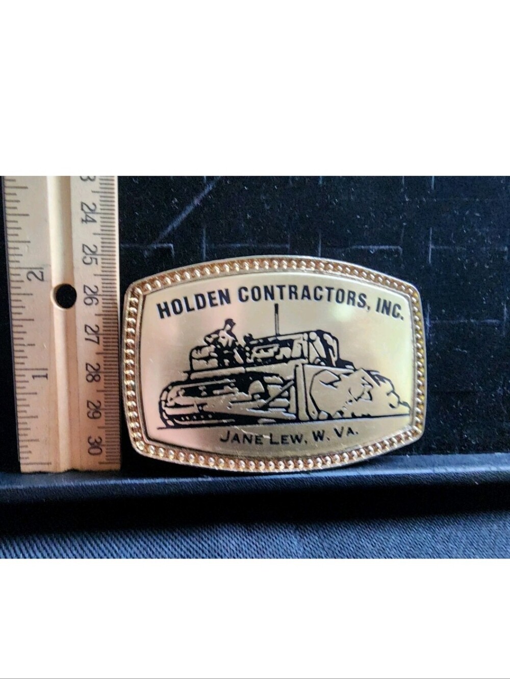 Vintage Holden Contractors Belt Buckle Used Great Shape Jane Lew Wv
